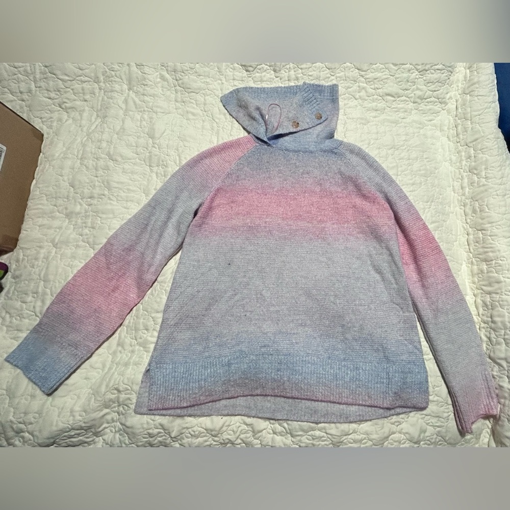 Women’s Time & Tru Mockneck NWT Size Small 4-6 Lilac Bud Ombre Sweater